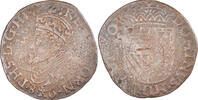 Spanische Niederlande Liard Münze, Philippe II, Tournai, S, Kupfer -