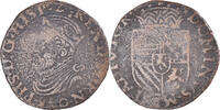 Spanische Niederlande Liard Münze, Philippe II, Tournai, S, Kupfer -