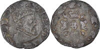 Spanische Niederlande Courte Münze, Philippe II, Nimègue, S+, Kupfer -