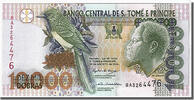 Saint Thomas and Prince 10,000 Dobras Geldschein, KM:66b, UNZ -