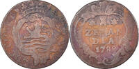 Niederlande Duit Münze, ZEELAND, Middelbourg, S, Kupfer, KM:101.1 -