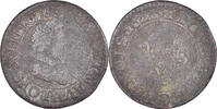 Frankreich Double Tournois Münze, Louis XIII, Paris, S, Kupfer -