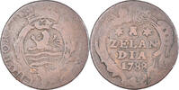 Niederlande Duit Münze, ZEELAND, Middelbourg, S+, Kupfer, KM:101.1 -