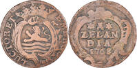 Niederlande Duit Münze, ZEELAND, Middelbourg, S+, Kupfer, KM:101.1 -
