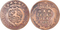 Niederlande Duit Münze, ZEELAND, Middelbourg, S+, Kupfer, KM:101.1 -