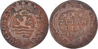 Niederlande Duit Münze, ZEELAND, Middelbourg, S, Kupfer, KM:101.1 -
