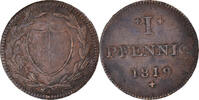 Deutsch Staaten Pfennig Münze, FRANKFURT AM MAIN, Frankfurt, S+ -