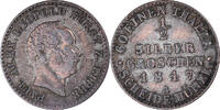 Deutsch Staaten 1/2 Silber Groschen Münze, LIPPE-DETMOLD, Paul Alexander Leopold II, 1/2 Silber -