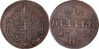 Deutsch Staaten Heller Münze, FURTHER AUSTRIA, Josef II, Günzburg -