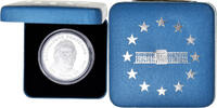 Frankreich 100 Francs Münze, Voltaire, Monnaie de Paris, BE, STGL -