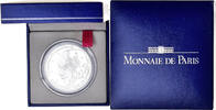 Frankreich 100 Francs-15 Ecus Münze, Jean Monnet, Monnaie de Paris, BE -