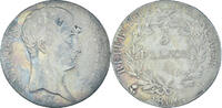 Frankreich 5 Francs Münze, Napoléon I, Bayonne, S+, Silber, KM:673.8 -