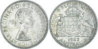 Großbritannien Florin, Two Shillings Münze, Elizabeth II, Melbourne -
