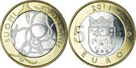 Finnland 5 Euro Provinces - Tavastia, Vantaa, UNZ, Bi-Metallic, KM:161 -