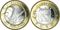 Finnland 5 Euro Provinces - Savonia, Vantaa, VZ, Bi-Metallic, KM:162 -