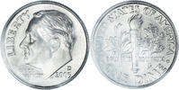 Dime 2005 D Vereinigte Staaten Münze, Denver, satin finish, STGL STGL