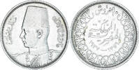 Ägypten 10 Piastres Münze, Farouk, British Royal Mint, SS -