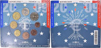 Frankreich 1 Cent to 2 Euro Monnaie de Paris, BU, STGL, Gadoury:page 347 -