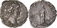 Denarius Münze, Antoninus Pius, Rome, SS, Silber, RIC:231 -