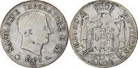 Italien Staaten 5 Lire Münze, KINGDOM OF NAPOLEON, Napoleon I, Milan -