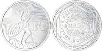 Frankreich 15 Euro Semeuse, Monnaie de Paris, VZ+, Silber -