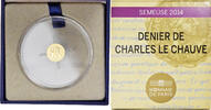 Frankreich 5 Euro denier de Charles le Chauve, Monnaie de Paris, BE -