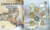 Zypern 1 Cent to 2 Euro unofficial private coin, STGL -