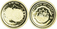 Liberia 25 Dollars Münze, farewell to the franc français, American -