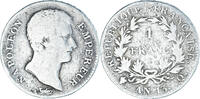 Frankreich Franc AN 13 Q Münze, Napoleon I, Perpignan, S, Silber, KM:656.12