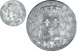 Frankreich 5 Francs Münze, Charles X, Rouen, SS+, Silber, KM:720.2 -