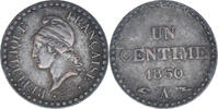 Frankreich Centime Münze, Dupré, Paris, SS, Bronze, KM:754, Gadoury:84 -