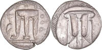 Stater Münze, Bruttium, Kroton, S, Silber, HN Italy:2102 -