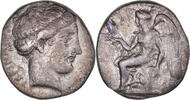 Nomos or Didrachm Münze, Bruttium, S+, Silber, HN Italy:2617 -