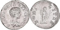 Denarius Münze, Geta, Rome, SS+, Silber, RIC:13a -