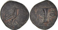 Bronze Münze, Aeolis, Kyme, SS -