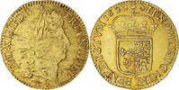 Frankreich Louis d'or de Béarn à l'écu 1690 Pau Münze, Louis XIV, Pau SS+