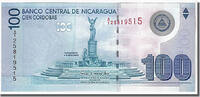 Nicaragua 100 Cordobas Geldschein, KM:204, UNZ -