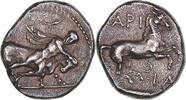 Drachm ca. 420-400 BC Larissa Thessaly, Larissa, Pedigree, Silber, SS+, HGC:4-425