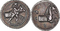 Hemidrachm ca. 440-420 BC Trikka Thessaly, Trikka, Pedigree, Silber, SS+, HGC:4-311