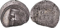Drachm Münze, Parthia (Kingdom of), Artabanos V, Ekbatana, SS -