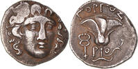 Drachm Münze, Islands off Caria, Rhodes, S+, Silber, BMC:171 -