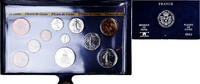 Frankreich Coffret 1 c. à 100 frs. Münze, Monnaie de Paris, FDC, STGL -