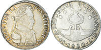 Bolivien 4 Soles Münze, Potosi, JL, S+, Silber, KM:96a.1 -