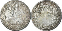 Deutsch Staaten 1/4 Thaler Münze, BRANDENBURG, Georg Wilhelm -