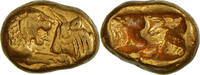 1/3 Stater Lydia, Alyattes I, Sardis, Gold, NGC, Ch VF -