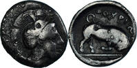 Triobol Münze, Lucania, Thourioi, S+, Silber, HN Italy:1806 -