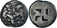 Stater Münze, Islands off Thrace, Thasos, SS, Silber -