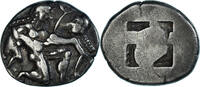Stater Münze, Islands off Thrace, Thasos, SS, Silber -