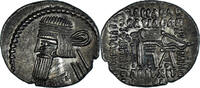 Drachm Münze, Parthia (Kingdom of), Artabanos IV, Ekbatana, SS+ -