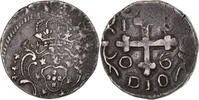 Portuguese India Rupia Münze, INDIA-PORTUGUESE, GOA, Maria I, Goa, S+, Silber, KM:205 -
